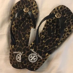 Tory Burch black flip flops